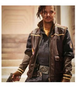 Doctor Who S13 Jacob Anderson (Vinder) Leather Vest